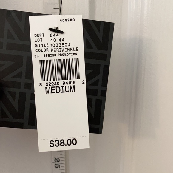 Periwinkle Off the Shoulder 3/4 sleeve Blouse - Picture 6 of 9